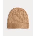ニット帽 ニットキャップ ケーブルニット カシミヤ ビーニー レディース