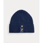 ニット帽 ニットキャップ Polo ベア ウール ビーニー レディース