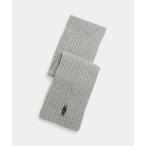 マフラー ストール Polo ベア リブニット マフラー レディース