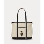 トートバッグ Polo ベア キャンバス スモール ショッパー トート レディース