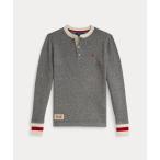 tシャツ ワッフルニット コットン ヘンリーネック シャツ キッズ 子供服 男の子