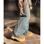 「sedacle」 ブーツカットデニムパンツ MEDIUM ブルー メンズ