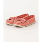ショッピングMINNETONKA 「Minnetonka」 モカシンシューズ 6.5 ピンク レディース