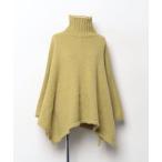 [mideal] вязаный пончо FREE зеленый женский 