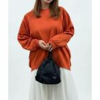 「HONEYSUCKLE ROSE」コクーンシルエット ドルマン プルオーバー (ドルマンスリーブ/オーバーサイズ/綿100%/ラグランスリーブ/ボリ