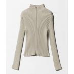 ショッピングHIGH カーディガン 「AMOMENTO」RIBBED HIGH NECK ZIP UP/カーディガン レディース