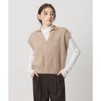 ショッピングポロ ベスト ジレ グリッター スキッパーポロ ベスト レディース