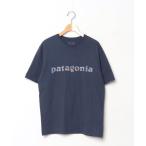「patagonia」 半袖Tシャツ X-SMALL ネイビー メンズ
