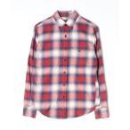 ショッピングAbercrombie 「Abercrombie&Fitch」 チェック柄長袖シャツ X-SMALL レッド メンズ