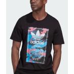 「adidas」 半袖Tシャツ SMALL ブラック メンズ