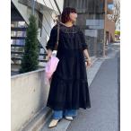 「Remind me and forever」 「rmaf」長袖ワンピース FREE ブラック レディース