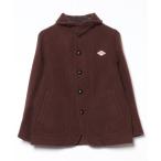 「DANTON」 ワンポイントコート 36 ブラウン レディース