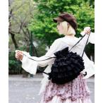 デイバック リュック 小花柄×フリルナップサック レディース