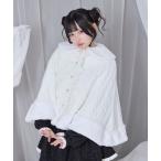 ショッピングポンチョ ポンチョ コットンレースはしごリボンポンチョ レディース