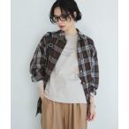 ブラウス シャツ チェックシャツ レディース