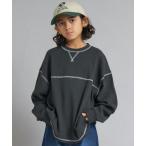 tシャツ ワッフル 配色 ステッチ 長袖 Tシャツ「PAIRMANON STREET」 キッズ 子供服 男の子 女の子