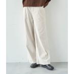 パンツ コーデュロイセミワイドパンツ「588074」 レディース