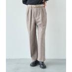 スラックス パンツ 柄アソート センタープレスパンツ「585078」 レディース