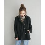 ショッピングショート コート アウター 2WAYデザインショートコート レディース