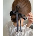 ヘアゴム ホワイトリボンヘアゴム/ヘアアクセ(RO)