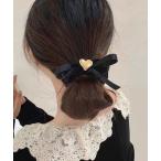 ヘアゴム ハートリボンヘアゴム/ヘアアクセ(RO)