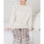 パジャマ ルームウェア 「ハニぽか」ロゴ刺繍ルームウェア（上下セット） レディース