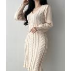 ワンピース ニットワンピース