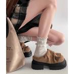  обувь под замшу толщина низ объем Loafer туфли без застежки culs152 женский 