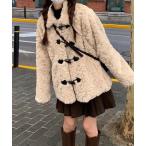 コート アウター ボアジャケット レディース