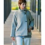 コート アウター スーパー140シャルム2WAYカラーコート レディース