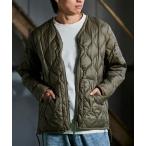 ダウンジャケット ダウン TAION ミリタリーVネックダブルジップダウンジャケット　TAION-101ALSZML-1 メンズ レディース