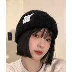 ニット帽 ニットキャップ ラベルポイントニットキャップ レディース メンズ