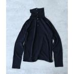 ショッピングHIGH tシャツ コットンキュプラ　モックロディhigh neck プルオーバー レディース