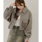 「Remind me and forever」 ブルゾン FREE グレー レディース