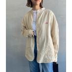 「DANTON」 長袖ブラウス 42 ベージュ レディース