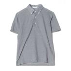 [green label relaxing] рубашка-поло с коротким рукавом SMALL серый мужской 