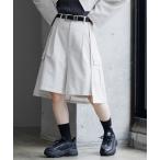 「PAGEBOY」 ハーフパンツ FREE グレイッシュベージュ レディース