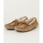 「UGG」 モカシンシューズ 23cm ベージュ レディース