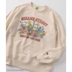 トレーナー スウェット 「73」「Fruit of the Loom/フルーツオブザルーム」SESAMI STREETコラボ  キャラクターデザイン