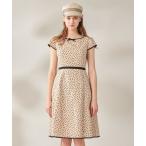 「TOCCA」 ノースリーブワンピース 0 ベージュ レディース