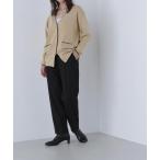 パンツ 裏起毛イージーテーパードパンツ レディース