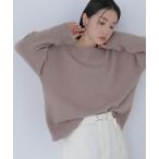 ショッピングセーター ニット セーター フォックス混オーバーニット レディース