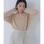 ニット セーター スパンコールフェザーラメニット レディース