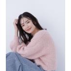 ショッピングニット ニット セーター フェザーネップニット レディース