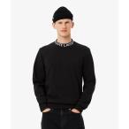 トレーナー スウェット ジャカードネッククルーネックスウェット メンズ レディース