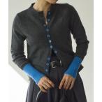 カーディガン カラーボタンカーディガン レディース