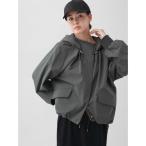 ショッピングマウンテンパーカー マウンテンパーカー ウインドブレーカー 「撥水・２wayストレッチ」フード付きマウンテンパーカー レディース