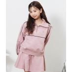 ショッピングアルジー トレーナー  裏毛ハーフジップトップス キッズ 子供服 女の子