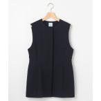 ショッピングジレ ベスト ジレ コンフォータブルドレープ ジレ レディース