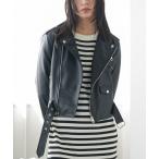 レザージャケット ライダース フェイクレザーライダースジャケット レディース